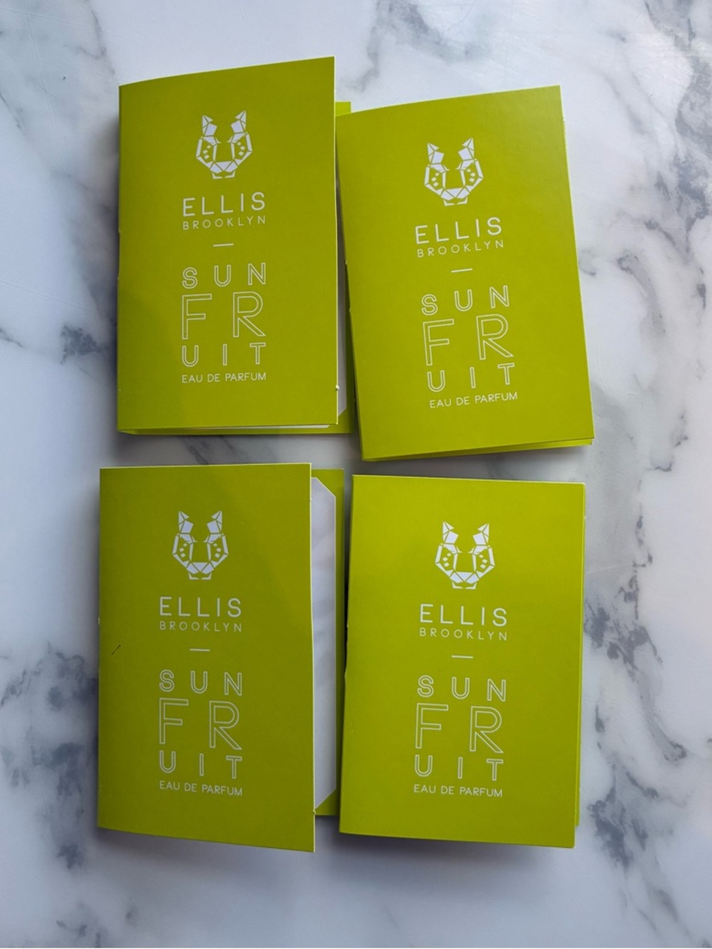 ELLIS BROOKLYN Sunfruit Eau de Parfum Sample 1.5 ML Bundle‎ of 4
